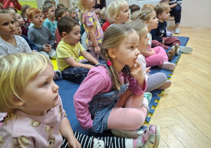 Wpatrzone w teatrzyk buzie Sikorek