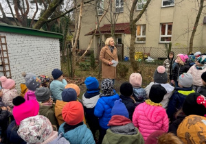 Domek dla jeża - uroczyste odsłonięcie