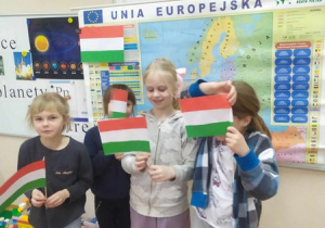 Prezentacja flag węgierskich