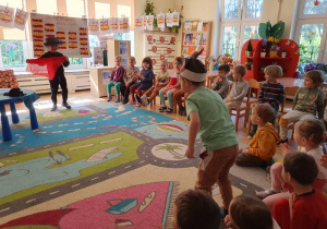 Korrida pokaz walki z bykiem dzieci z gr II-realizacja projektu WIE