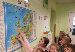 Poznajemy Europę zajęcia z projektu WIE