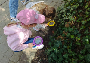 "W poszukiwaniu wiosny" - zabawy badawcze w ogrodzie