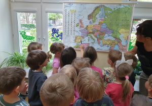 Poznajemy mapę Europy - zajęcia edukacyjne