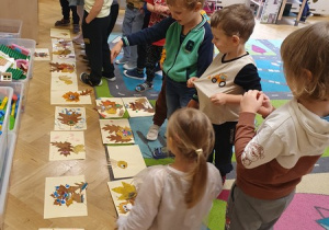 Zwierzątko z jesiennych liści -prezentacja prac