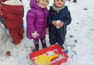 Nasze zabawy na śniegu
