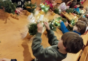 Tworzenie stroików świątecznych cz 3