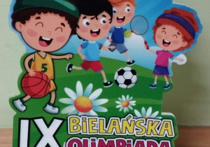 Statuetka IX Bielańska Olimpiada Przedszkolaków