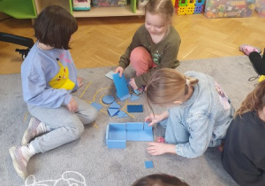 Zabawy z figurami geometrycznymi cz 2
