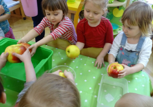 Czy jabłka pływają?-zabawy badawcze