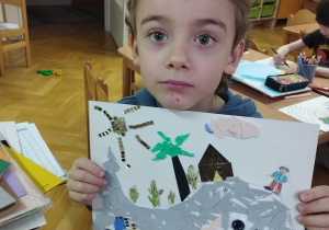 "Kolorowy świat w wierszach Tuwima" - prezentacja pracy konkursowej Jasia S.