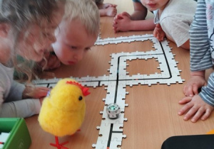 Zabawy z Ozobotem - zajęcia z panią Alą