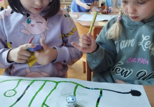 Zakodowana trasa dla robota
