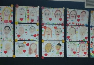 Portret Mamy i Taty - prezentacja prac