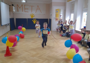 Bieg do przybicia piątki sprawił nam wiele radości