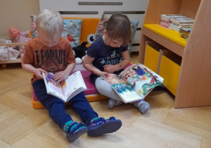 Lubimy kącik czytelniczy