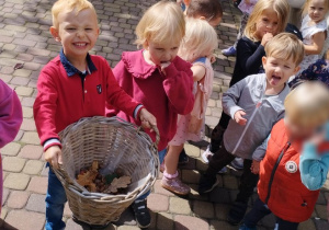 Nasze dary jesieni znalezione podczas zabaw w ogrodzie
