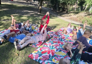 Realizacja projektu "Klasa w terenie" obserwacja chmur