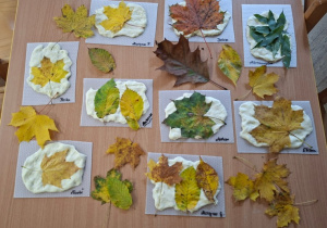 "Liście" - prezentacja prac