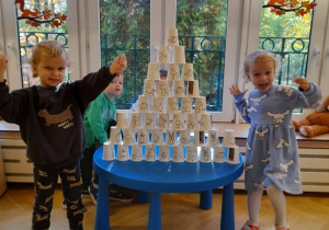 Udało nam się wspólnymi siłami ułożyć Jesienną Wieżę