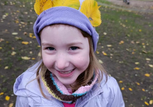 Zabawy jesienne na przedszkolnym placu zabaw