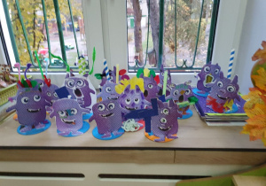 Bajkowe stworki - wystawa prac