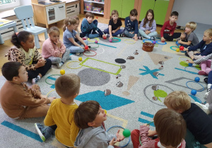 Jeże na spacerze - ćwiczymy orientację w przestrzeni