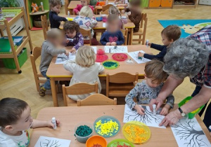 Ozdabianie jesiennych drzew cz 2