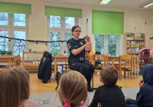 Zajęcia z Panią Martą ze straży miejskiej Miasta Stołecznego Warszawy