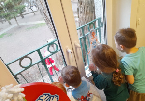 A kiedy nadszedł przywitaliśmy go uśmiechami oraz piosenką