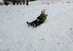 zabawy na śniegu
