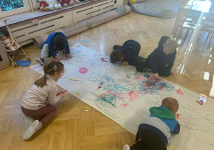 nasza radosna twórczość - planowanie pracy, poszerzenie pola widzenia, współdziałanie oraz szanowanie pracy innych