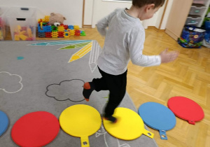 Nauka przez ruch - utrwalanie rytmu