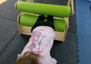 Zabawa sensoryczna w maglownicy