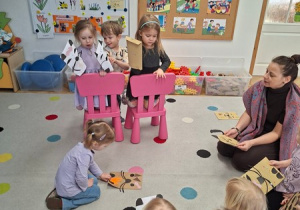 Zabawy teatralne w ramach warsztatów "Przystanku Twórczość" cz 2