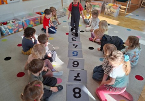 Zabawy matematyczne OGrody Williego - dywanik liczbowy cz 2