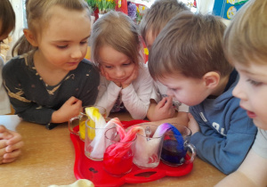 Jaka piękna tęcza powstanie, ciekawe co się dalej stanie?