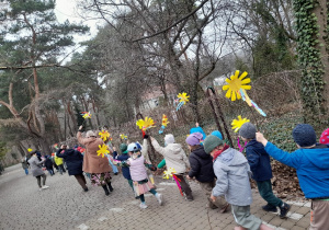 A nasze piękne kwiaty zachęcały Panią Wiosnę aby z nami została na stałe