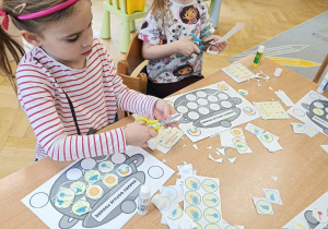 Wycinanki związane z tematem tygodnia