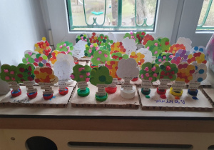 Cztery pory roku - wystawa prac