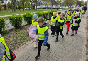 W drodze na zajęcia sportowe na AWF