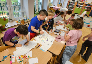 Malowanie koszulek - warsztaty z mamą Janeczki cz.4