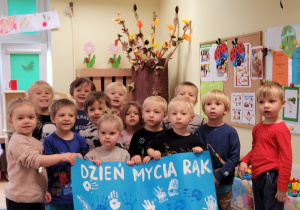 Plakat z okazji "Dnia Mycia Rąk"